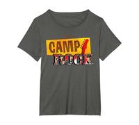 Disney Channel Camp Rock Series Logo T-Shirt, Women's Plus, Asphalt Grey, 4X