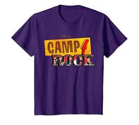 Disney Channel Camp Rock Series Logo T-Shirt, Youth, Purple, Small