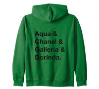 Disney Channel The Cheetah Girls Name List Zip Hoodie