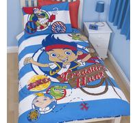 Disney Character World 135 x 200 cm Jake and The Never Land Pirates Doubloons Single Panel Duvet Set