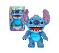 Disney Real FX Chatty Stitch Puppetronic, Lilo & Stitch Plush Toy, Interactive Plush Toy with Puppet Barrel, 100+ Mobile, from 6 Years, Famous (RE001000)