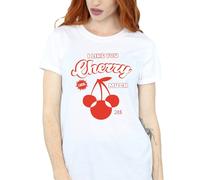 Disney Cherry Much Minnie Mouse Boyfriend T-Shirt In White White 5XL