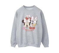 Disney Cherry Pie Minnie Mouse Sweatshirt In Grey Grey 5XL