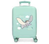 Disney Children's Hard case with 4 Wheels Side Combination Lock Made of ABS, a Rigid and Lightweight Material., Dumbo, Cabin Suitcase, Cabin Suitcase