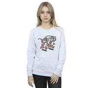 Disney Chip ´N Dale Glasses Sweatshirt In Grey Grey