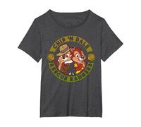 Disney Chip 'N Dale Rescue Rangers Logo T-Shirt, Women's Plus, Dark Heather Grey, 1X