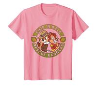 Disney Chip 'N Dale Rescue Rangers Logo T-Shirt, Youth, Pink, Medium