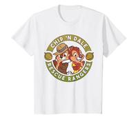 Disney Chip 'N Dale Rescue Rangers Logo T-Shirt, Youth, White, Medium