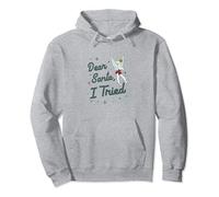 Disney Christmas Peter Pan Tinker Bell Dear Santa I Tried Pullover Hoodie