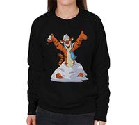 Disney Christmas Tigger in The Snow Women's Sweatshirt Black