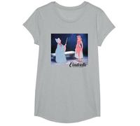 Disney Cinderella Anything is possible T-Shirt, Girls, Heather Grey, Small