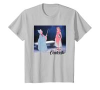 Disney Cinderella Anything is possible T-Shirt, Youth, Silver Grey, Medium