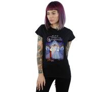 Disney Women's Cinderella Collage Poster Cotton T-Shirt in Black | Size: Medium Disney Black M