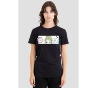 Disney Women's Cinderella Dreaming Of Comfy Sneakers T-Shirt, Black | Size: Medium Disney Black M