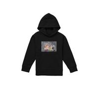 Disney Cinderella Even The Best Sisters With Anastasia & Drizella Youth Kids Pull-Over Hoodie, Black | Size: 9-11 Years Disney Black 9-11 Years