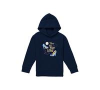 Disney Cinderella Glass Slippers, I Could Dance All Night Long Youth Kids Pull-Over Hoodie, Navy | Size: 12-13 Years Disney Navy 12-13 Years