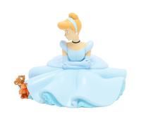 Disney - Cinderella Money Bank - Children/Kids Early Years Money Saving Piggy Bank - Homeware & Decor For Disney Fans Iconic Movie Scene. H: 15 x W: 18 x D: 18cm.