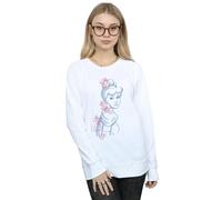 Disney Cinderella Mouse Sketch Sweatshirt In White White 4XL