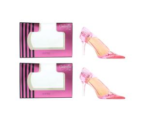 Disney Cinderella Pink Slipper Eau De Parfum 60ml Spray For Her x 2