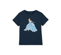 Disney Cinderella Sparkling Princess kids t-shirt in Navy | Size: 12-13 Years Disney Navy 12-13 Years