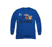 Disney Cinderella Team Dream With Jaq & Gus Long Sleeve T-Shirt, Royal | Size: Small Disney Royal S