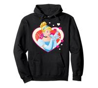 Disney Cinderella Valentine's Sparkle Hearts Pullover Hoodie