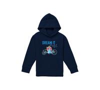 Disney Cinderella With Pumpkin Coach. Dream It, Then Do It Youth Kids Pull-Over Hoodie, Navy | Size: 12-13 Years Disney Navy 12-13 Years