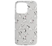 Disney Classic 101 Dalmatians Puppies Soft Grey Case for iPhone 15 Pro Max