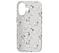 Disney Classic 101 Dalmatians Puppies Soft Grey Case for iPhone 17
