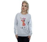 Disney Women's Classic Captain Hook Sweatshirt in Grey | Size: 2XL Disney Grey 2XL
