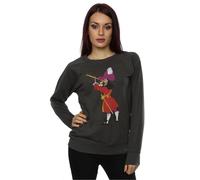 Disney Classic Captain Hook Sweatshirt In Mid Grey Mid Grey M