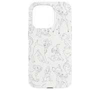 Disney Classic Characters Simba Dumbo Bambi Allover Print Case for iPhone 15 Pro