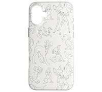 Disney Classic Characters Simba Dumbo Bambi Allover Print Case for iPhone 16 Plus
