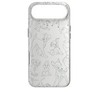 Disney Classic Characters Simba Dumbo Bambi Allover Print Case for iPhone Air