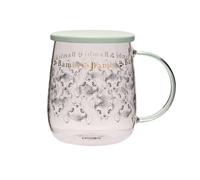 Disney Classic Collectable Glass Mug With Lid - Bambi In Clear Clear One Size