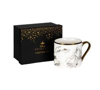 Disney Mug - Cinderella Collectable Ceramic with Gold Rim and Handle - Cream One Size