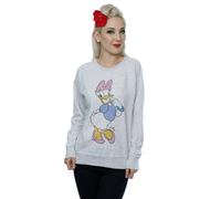 Disney Classic Daisy Duck Heather Sweatshirt In Grey Grey M