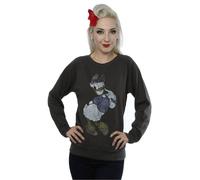 Disney Women's Classic Daisy Duck Heather Sweatshirt in Mid Grey | Size: Medium Disney Mid Grey M
