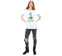 Classic Donald Duck Cotton Boyfriend T-Shirt Disney White M