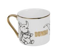 Disney - Classic Collectable Gift Boxed Mug - Dumbo - Porcelian Gold Rim & Handle Mug - Officially Licensed Merchandise - Gifting & Homeware for Drinks, Tea & Coffee.
