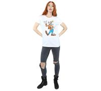 Disney Classic Goofy Cotton Boyfriend T-Shirt In White White
