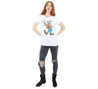 Disney Classic Goofy Cotton Boyfriend T-Shirt In White White M