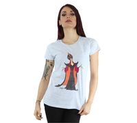 Disney Women's Classic Jafar Cotton T-Shirt in Grey | Size: XL Disney Grey XL