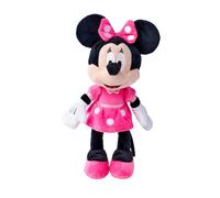 Disney Classic Minnie Mouse Plush Toy 25cm Soft Cuddly Stuffed Animal Pink Bow