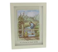 Disney - Classic Pooh Heritage Wall Art Framed Print 'Fine Day for Friends' E H Shephard