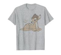Disney Classics Bambi Butterfly T-Shirt, Men, Heather Grey, Medium
