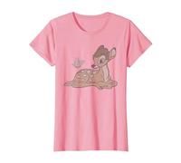 Disney Classics Bambi Butterfly T-Shirt, Women, Pink, Medium