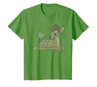 Disney Classics Bambi Butterfly T-Shirt, Youth, Grass Green, Small