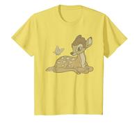 Disney Classics Bambi Butterfly T-Shirt, Youth, Lemon Yellow, 4T