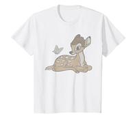 Disney Classics Bambi Butterfly T-Shirt, Youth, White, 2T